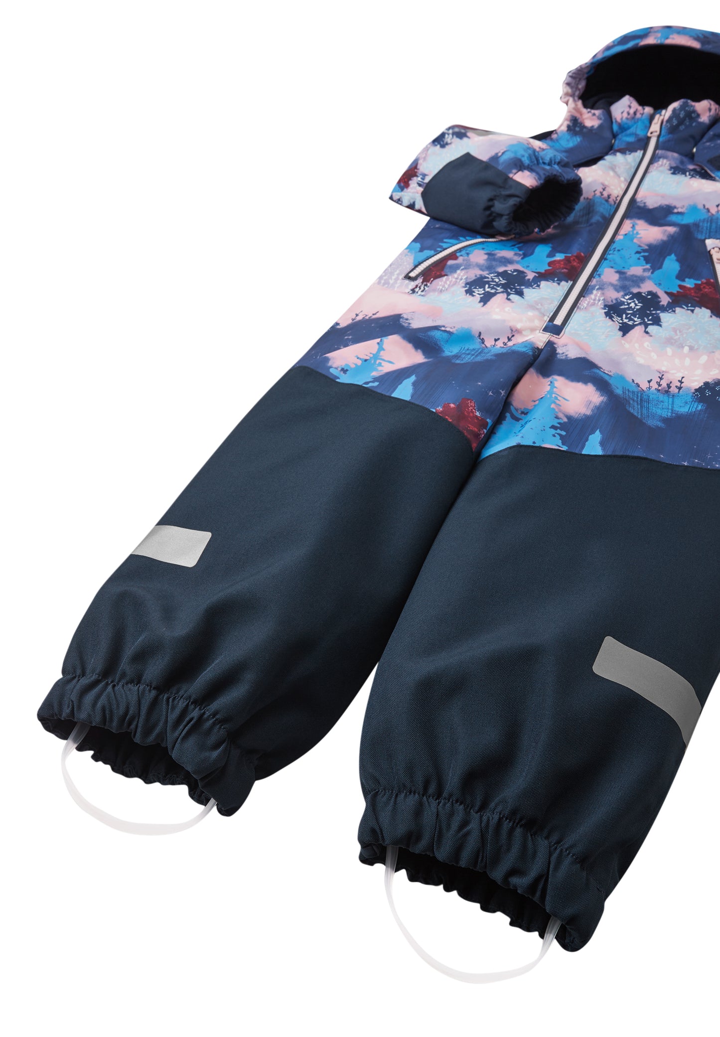 REIMA TEC+ Winteroverall/Skianzug <br>Kurikka <br>Gr. 104 bis 140 <br>extra robuster Po- und Knie/Schienbeinbereich <br>abnehmbare Fuss-Schlaufen <br>WS 10'000 mm