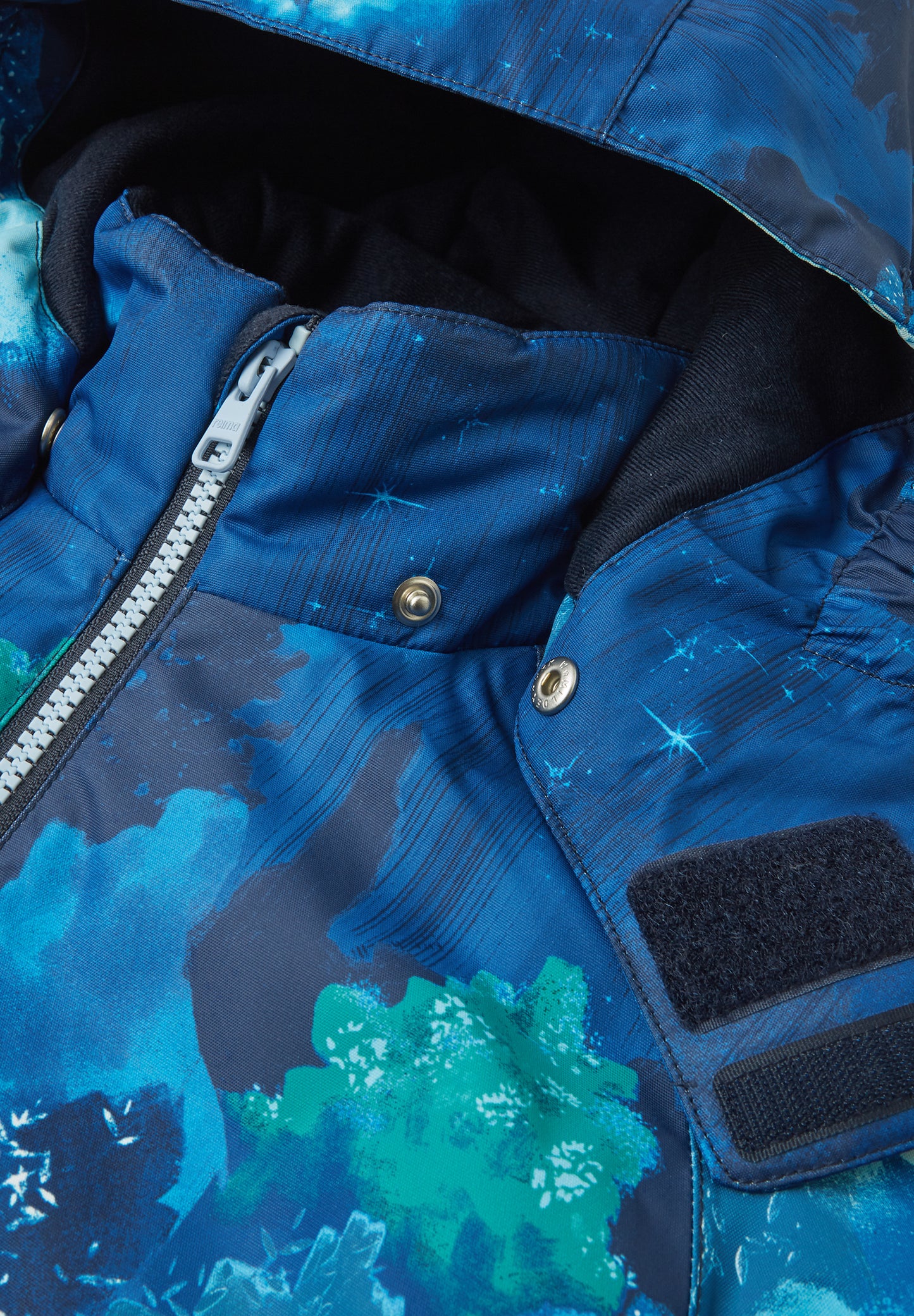REIMA TEC+ Winteroverall/Skianzug <br>Kurikka <br>Gr. 110 bis 140 <br>extra robuster Po- und Knie/Schienbeinbereich <br>abnehmbare Fuss-Schlaufen <br>WS 10'000 mm