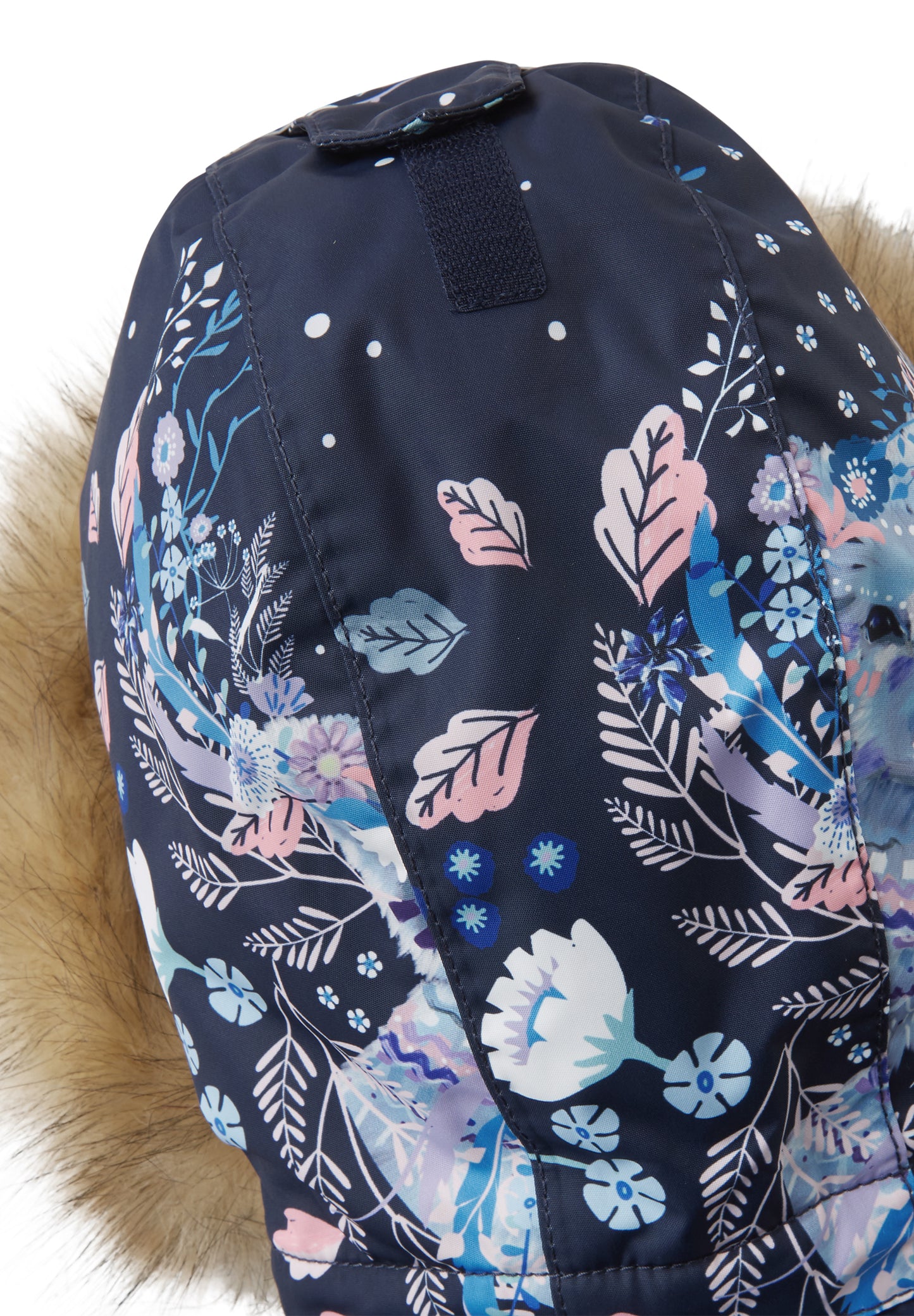 REIMA TEC Winterjacke/Parka Muhvi <br>Gr. 104, 110, 116, 122, 128, 140 <br>Kunstpelz abnehmbar, langer Schnitt<br> WS 12'000 mm