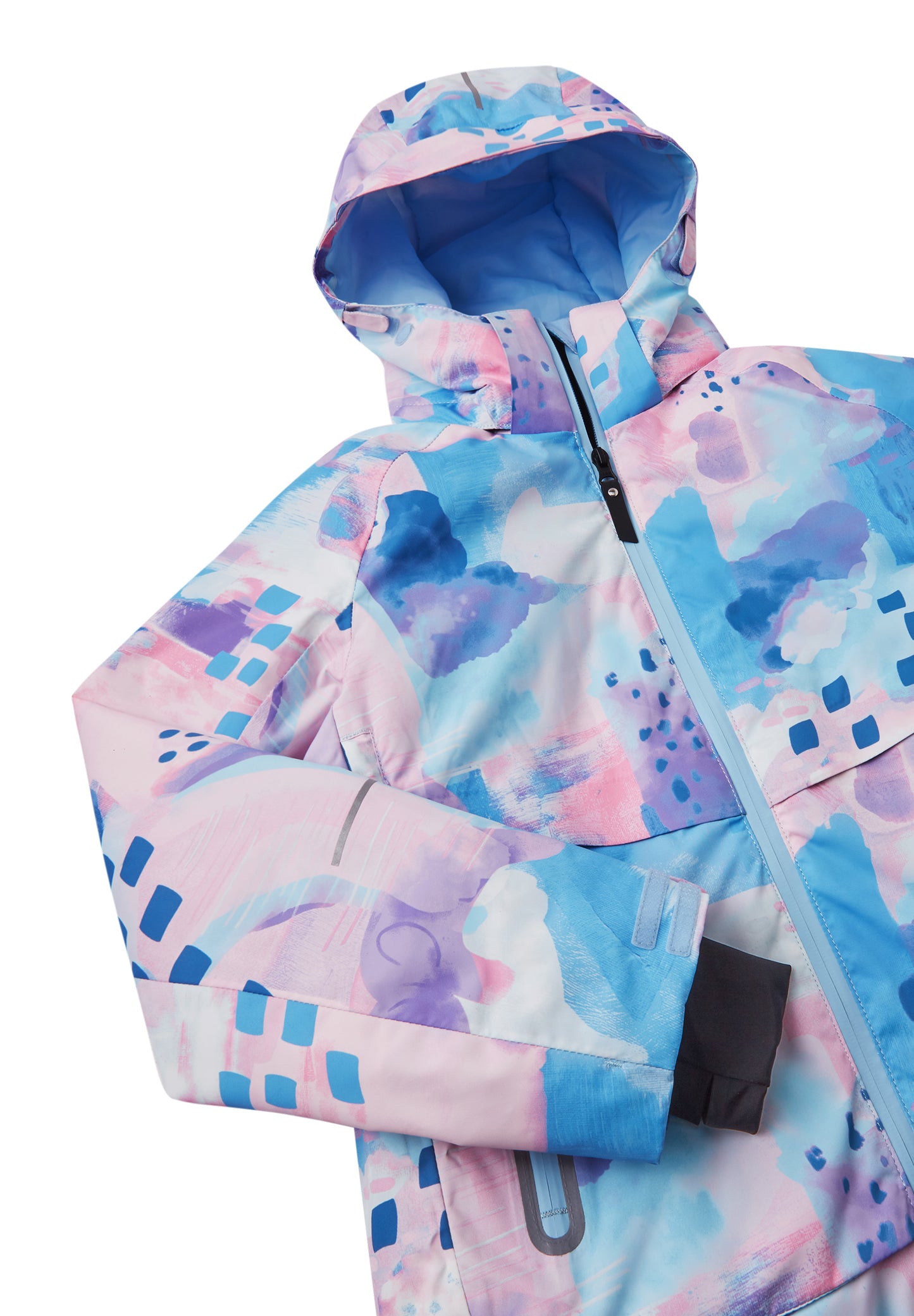REIMA TEC Skijacke/Winterjacke Posio <br>Gr. 146, 152, 164<br> Schneefang & verstellbare Ärmelbündchen mit Lycraeinsätzen<br> Lüftungs-Reissverschlüsse & wasserabweisende Taschen- und Front-Reissverschlüsse <br>funktionelle Details<br> WS 12'000 mm