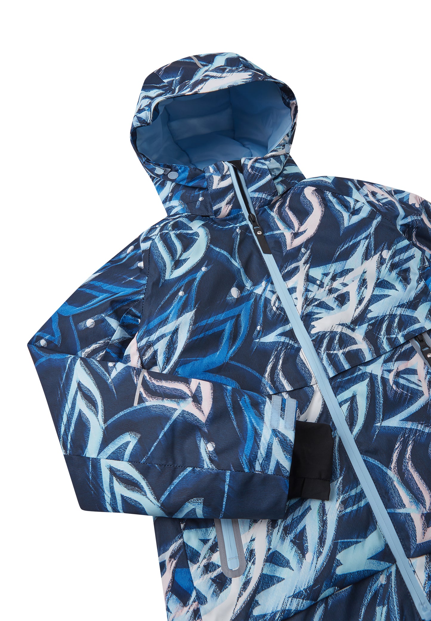 REIMA TEC Skijacke/Winterjacke Posio <br>Gr. 146, 152, 164<br> Schneefang & verstellbare Ärmelbündchen mit Lycraeinsätzen<br> Lüftungs-Reissverschlüsse & wasserabweisende Taschen- und Front-Reissverschlüsse <br>funktionelle Details<br> WS 12'000 mm