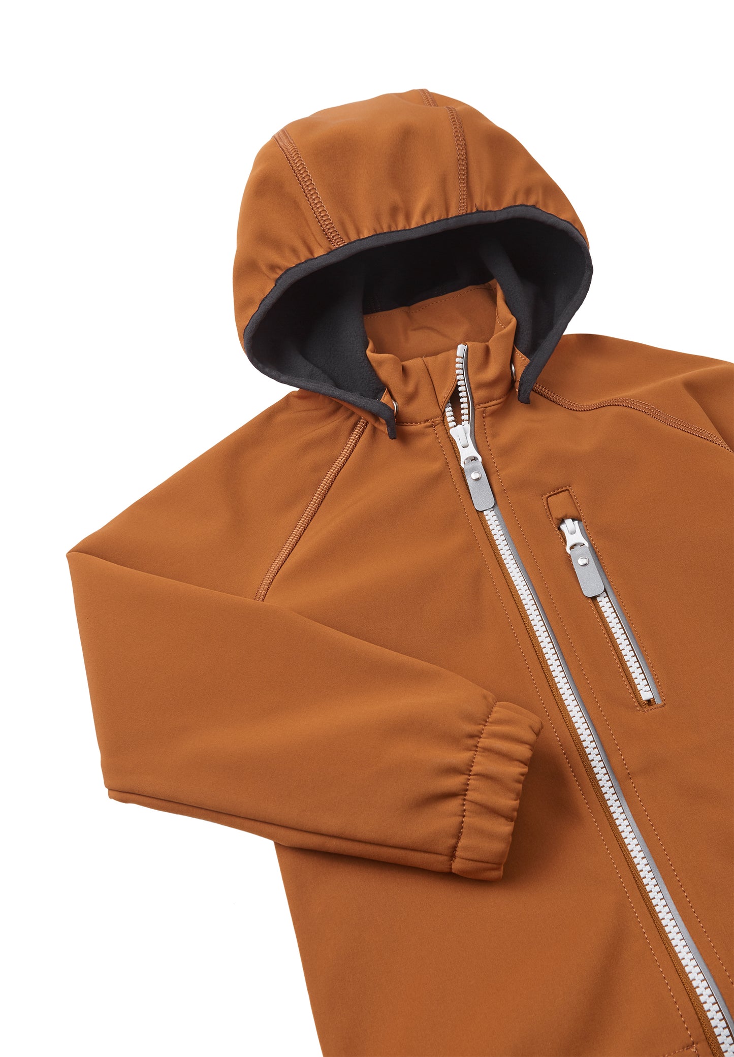REIMA gefütterte Softshell-Jacke <br>Vantti <br>Gr. 80 bis 140<br> aussen Softshell<br> innen weiches Fleece <br>WS 10'000 mm