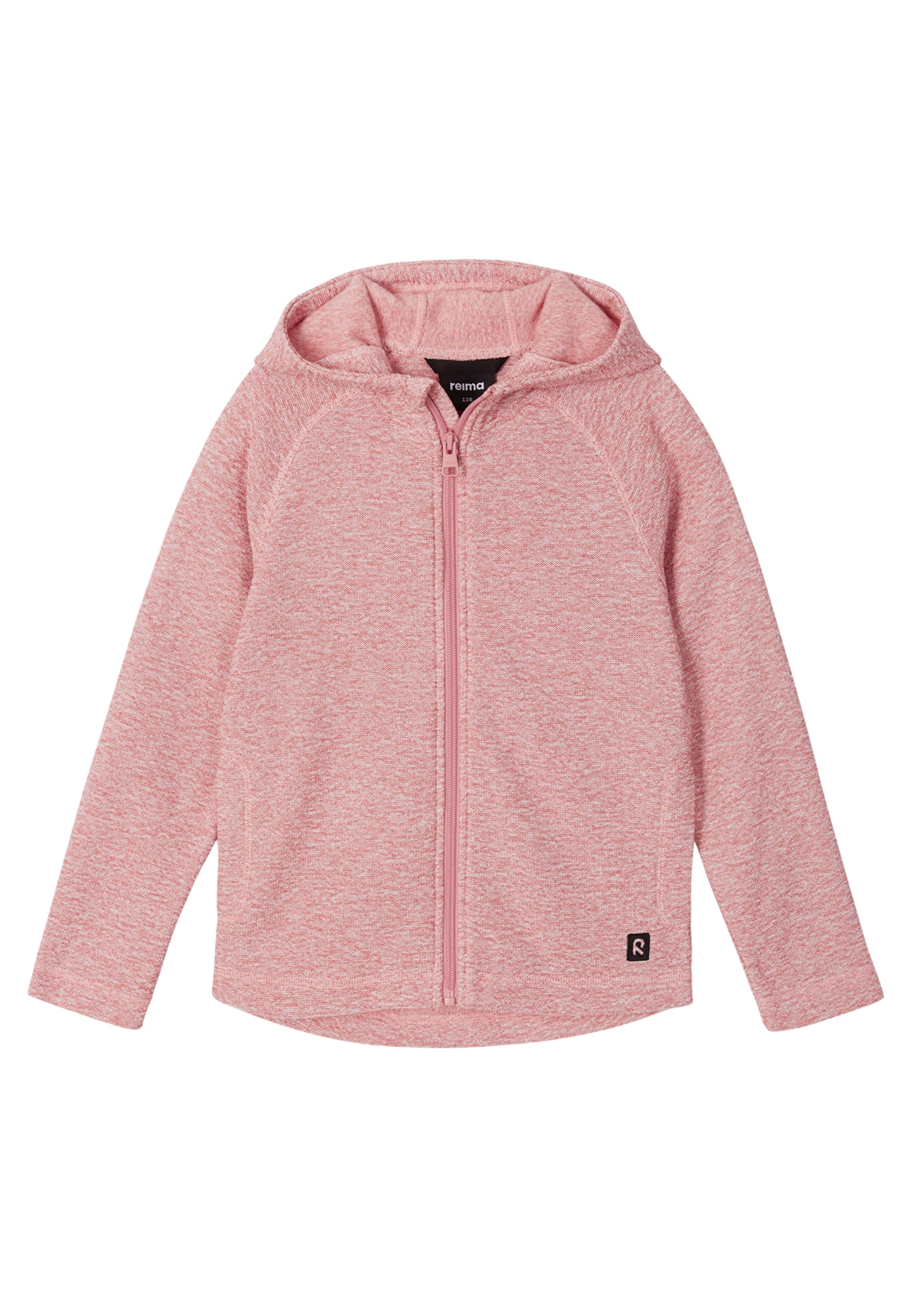 REIMA Kapuzenpullover/Hoodie <br>Haave <br>Gr. 104, 110, 122, 128, 134, 146, 152 <br>atmungsaktiv<br> recyceltes Strick-Fleece<br> zum Separat-Tragen<br> warm, 270 g/m2 Dicke