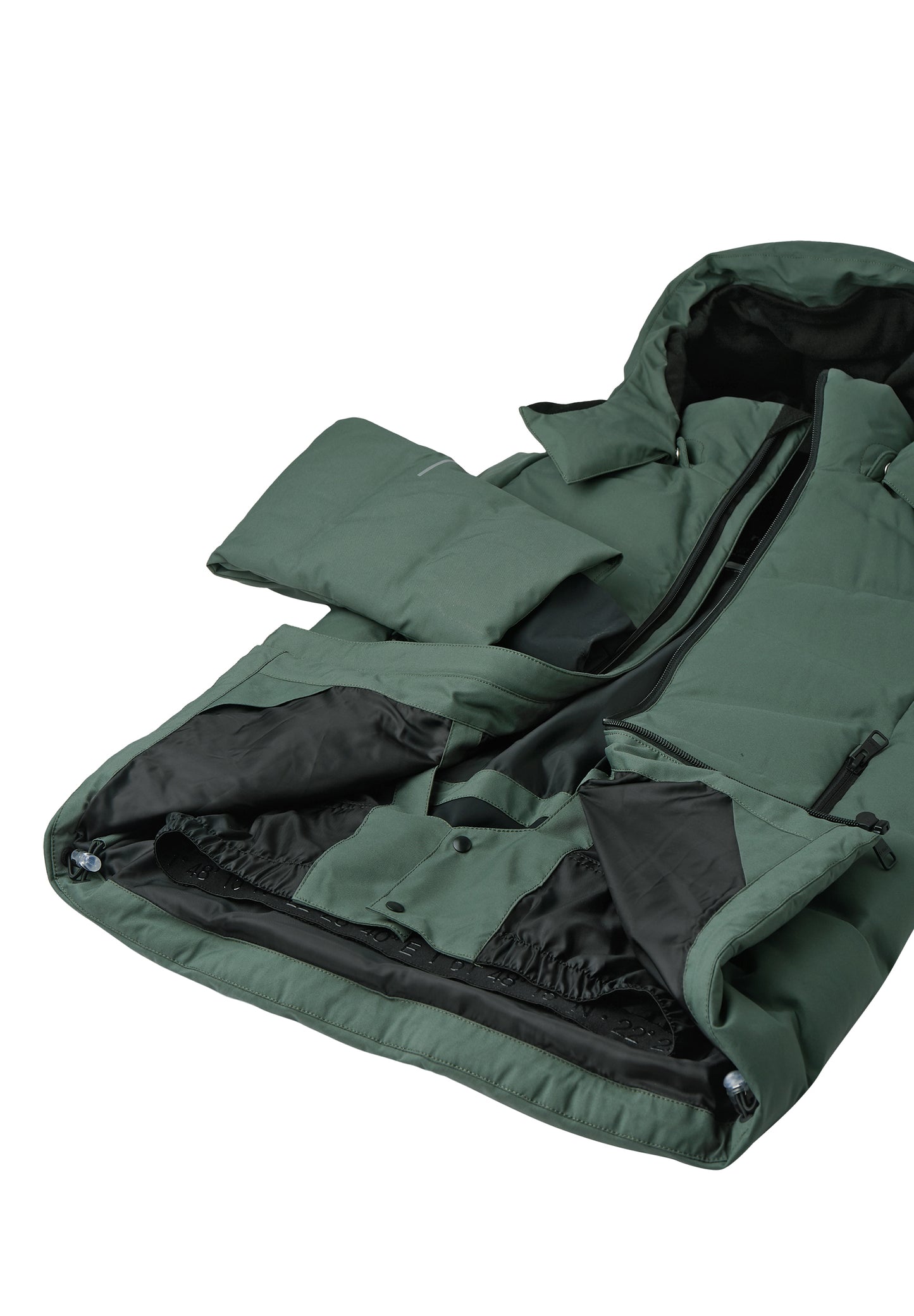 REIMA TEC warme Daunen-Skijacke/Winterjacke<br> Vaattunki <br>Gr. 104 bis 164 <br>echte zertifizierte Daune, waschbar<br> Schneefang & verstellbare Ärmelbündchen mit Lycraeinsätzen mit Daumenloch<br> funktionelle Details <br> WS 10'000 mm