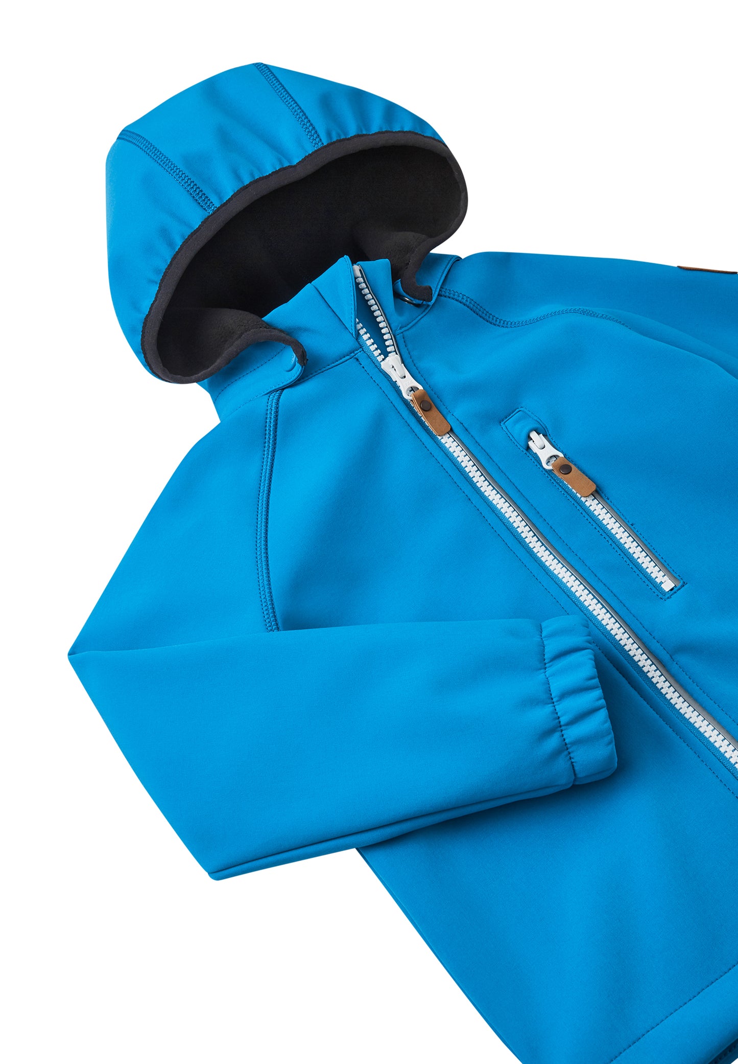REIMA gefütterte Softshell-Jacke <br>Vantti <br>Gr. 80 bis 140<br> aussen Softshell<br> innen weiches Fleece <br>WS 10'000 mm