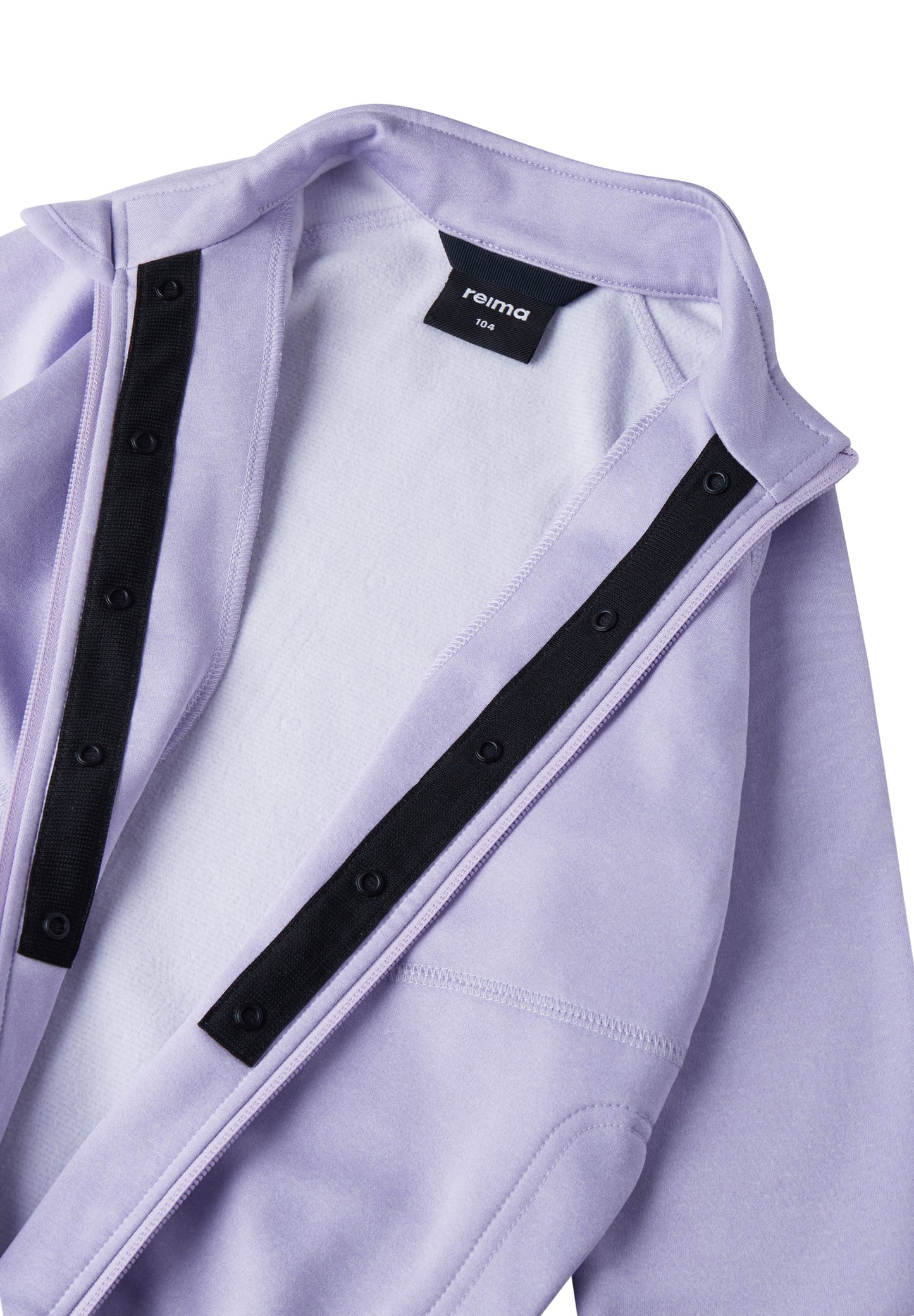 REIMA Jacke Velours-Fleece Klippe/Toimiva/Kahvilla<br> Gr. 80 bis 140<br>atmungsaktiv<br> innen weiches funktinonelles Velours<br> aussen glattes Material <br>zum Separat- oder Darunter-Tragen<br> Druckknöpfe für Einknöpfsystem<br> warm, 255 g/m2 Dicke