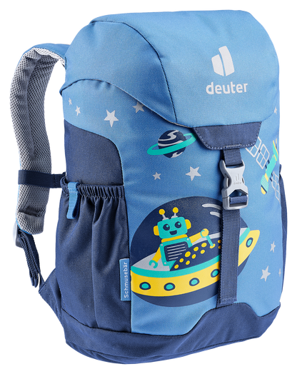 DEUTER Kinder-Rucksack <br> Schmusebär 8L<br> bequem & leicht<br> mit Brustgurt und herausnehmbarem Sitzkissen<br> ab ca. 3.5 Jahren 24-30cm Rückenlänge