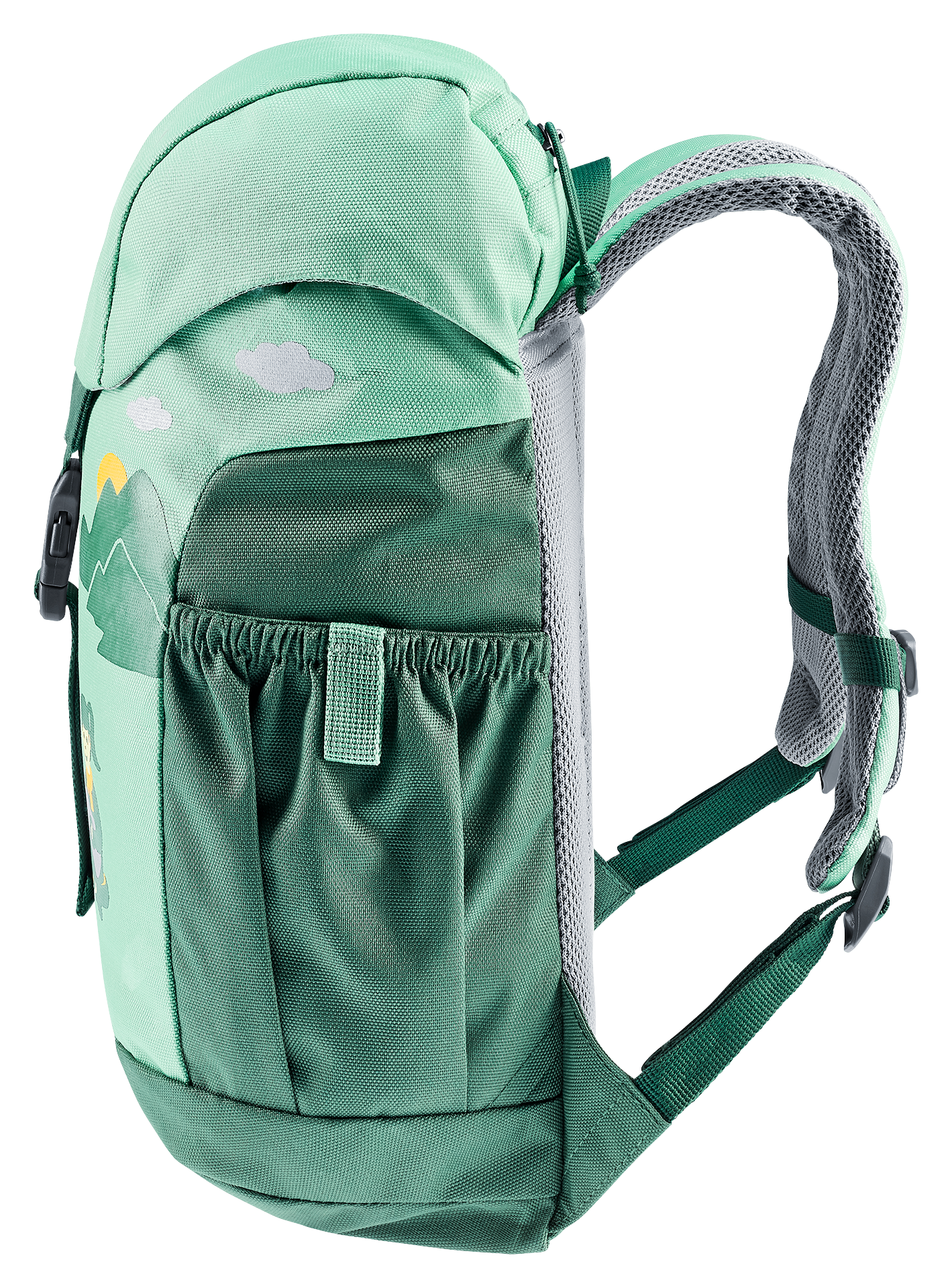 DEUTER Kinder-Rucksack <br> Schmusebär 8L<br> bequem & leicht<br> mit Brustgurt und herausnehmbarem Sitzkissen<br> ab ca. 3.5 Jahren 24-30cm Rückenlänge