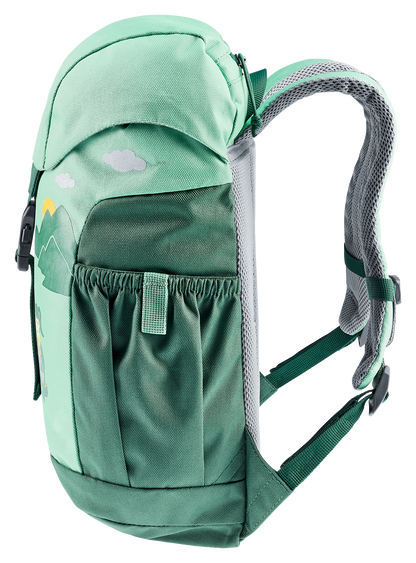 DEUTER Kinder-Rucksack <br> Schmusebär 8L<br> bequem & leicht<br> mit Brustgurt und herausnehmbarem Sitzkissen<br> ab ca. 3.5 Jahren 24-30cm Rückenlänge