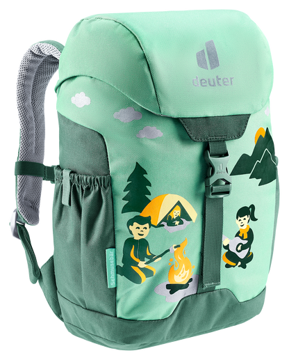 DEUTER Kinder-Rucksack <br> Schmusebär 8L<br> bequem & leicht<br> mit Brustgurt und herausnehmbarem Sitzkissen<br> ab ca. 3.5 Jahren 24-30cm Rückenlänge