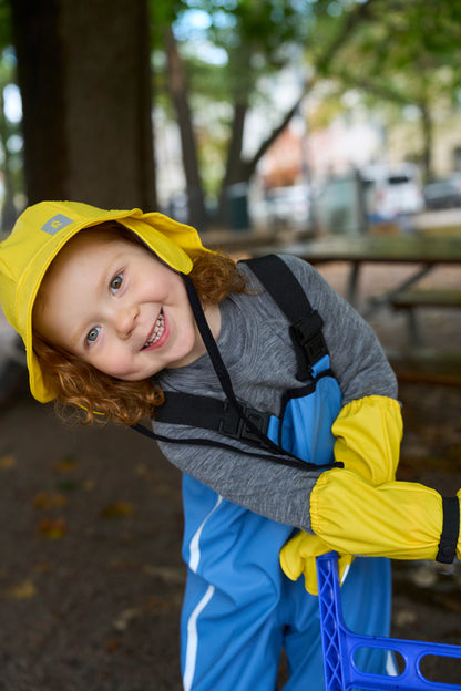REIMA Kinder Regenhut / Südwester mit Nackenschutz Rainy gelb 5300003A 2350