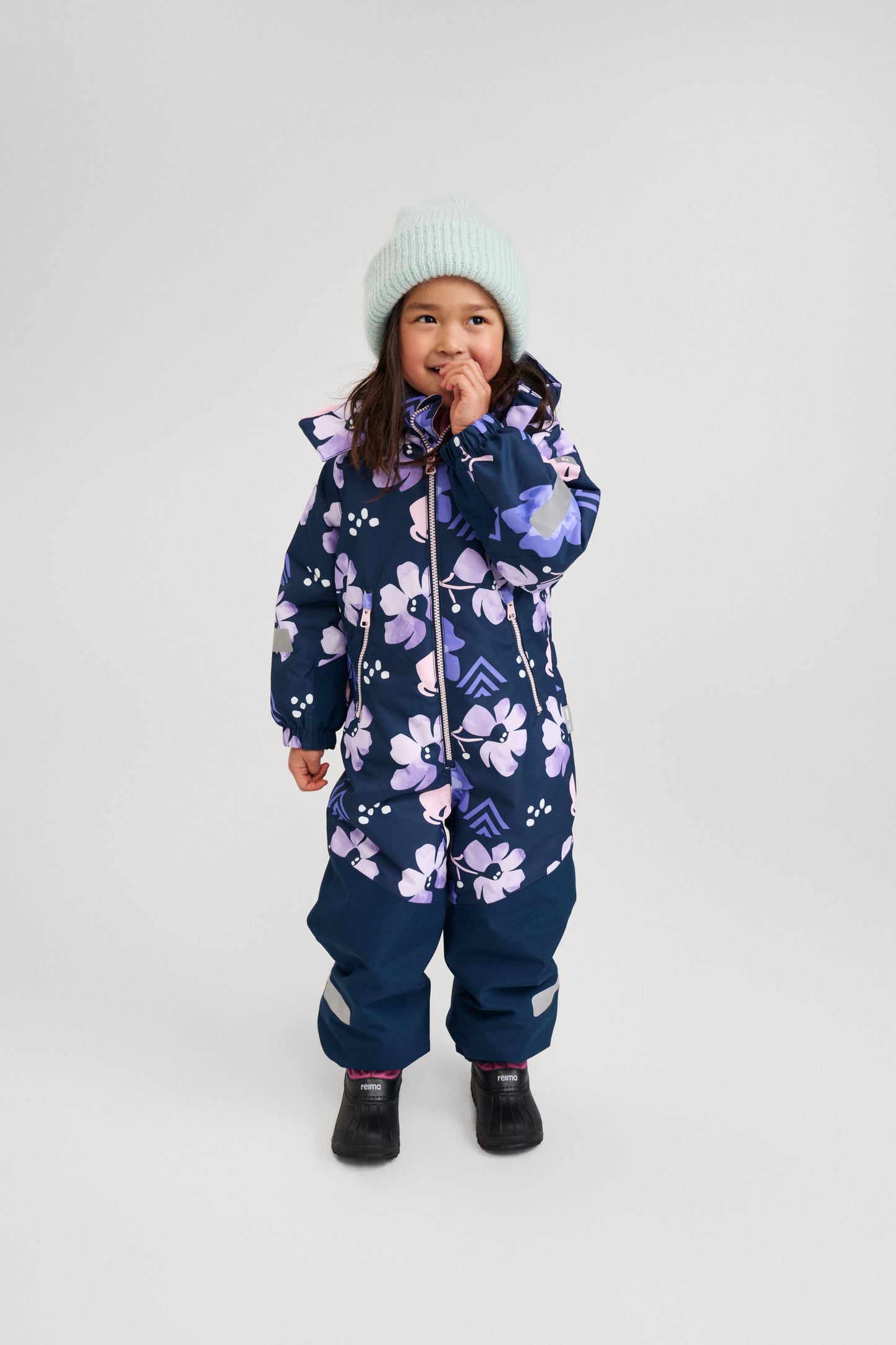 REIMA TEC Kinder Winteroverall / Skianzug Kurikka blau 5100131B 6982