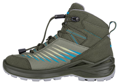 LOWA wasserdichter Wander/Trekkingschuh<br> Zirrox II GTX MID JR.<br>Gr. 26, 27, 34 <br> für Waldspielgruppe, Waldtage und zum Wandern<br>GORE-TEX (100% wasserdicht)