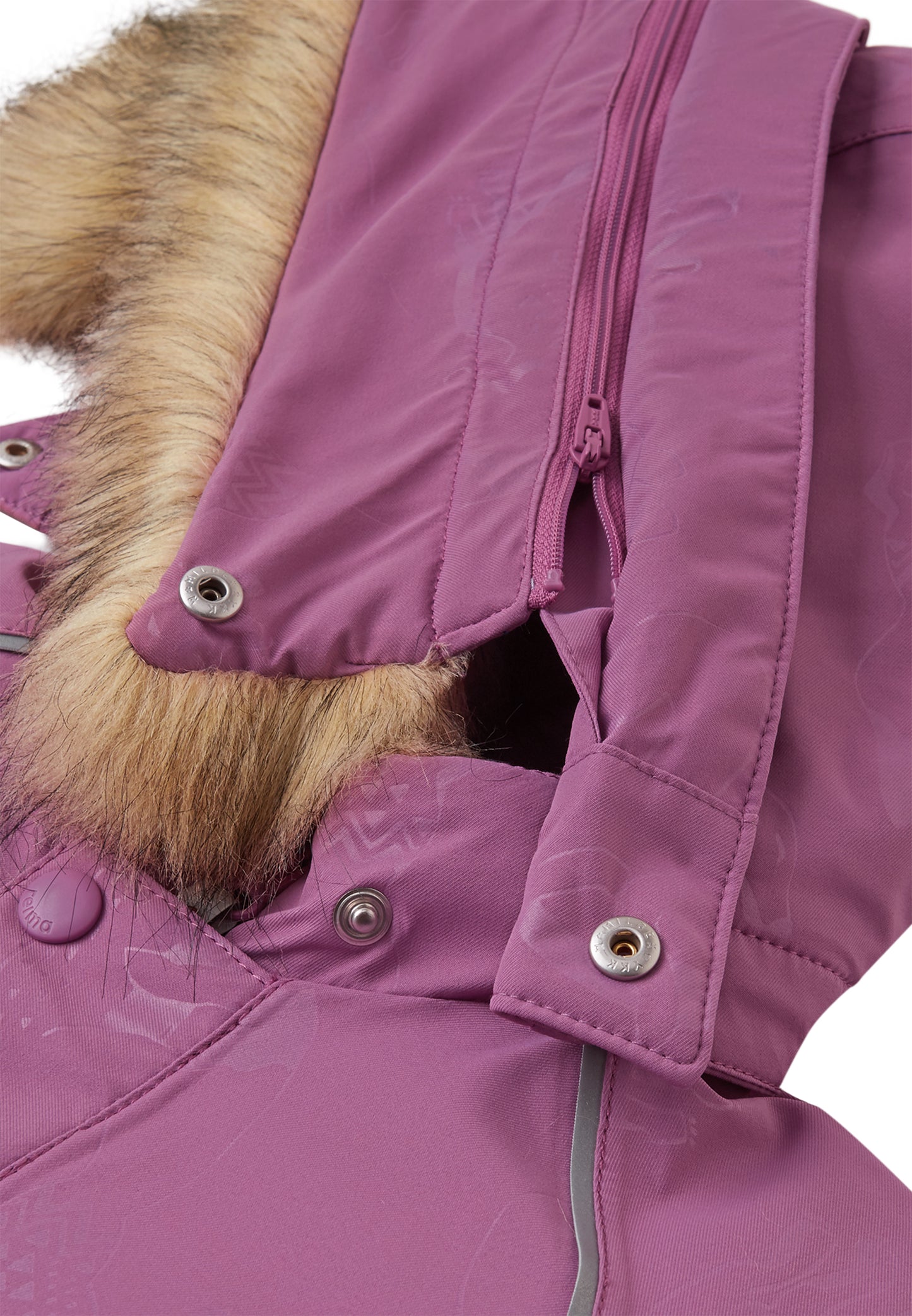 REIMA TEC Winteroverall/Skianzug <br> Aapua <br>Gr. 74 bis 92<br>echte Daunen-Füllung, extra warm<br> Po-Bereich extra dick isoliert<br> auch ohne Kunst-Pelz tragbar<br> abnehmbare Fuss-Schlaufen<br> WS >12'000 mm