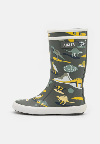 AIGLE Gummistiefel <br> Lolly Pop<br>Gr. 24 bis 34 <br>ungefüttert <br> aus Naturkautschuk<br> Innensohle herausnehmbar<br> 100% wasserdicht