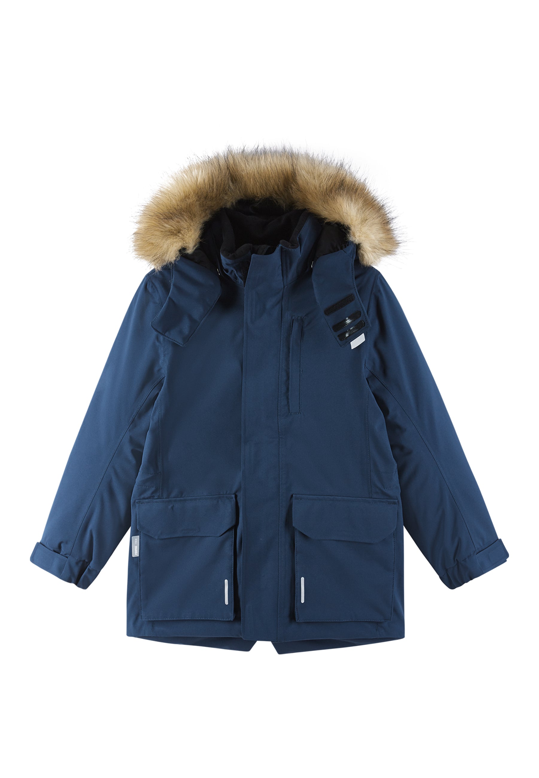 REIMA TEC warme Kinder Winterjacke / Winterparka Ajaton blau 5100360A 6980