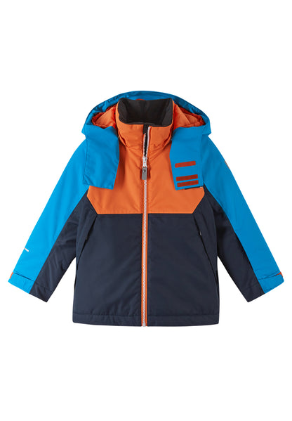 REIMA TEC Kinder Skijacke / Winterjacke Autti blau/orange 5100077A 6980