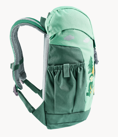 DEUTER Kinder-Rucksack <br> Schmusebär 8L<br> bequem & leicht<br> mit Brustgurt und herausnehmbarem Sitzkissen<br> ab ca. 3.5 Jahren 24-30cm Rückenlänge