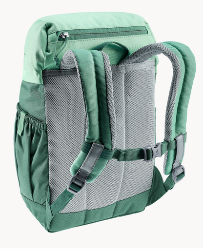 DEUTER Kinder-Rucksack <br> Schmusebär 8L<br> bequem & leicht<br> mit Brustgurt und herausnehmbarem Sitzkissen<br> ab ca. 3.5 Jahren 24-30cm Rückenlänge