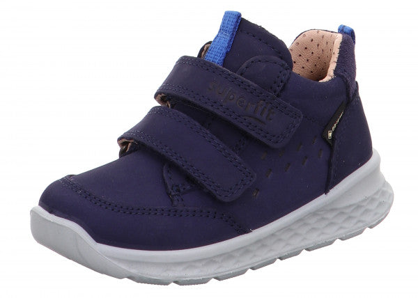 SUPERFIT wasserdichter Leder-Schuh/Sneaker<br> Breeze <br>Gr. 21 - 28<br> Innensohle herausnehmbar<br> ideal für Frühling, Sommer & Herbst <br>GORE-TEX (100% wasserdicht)