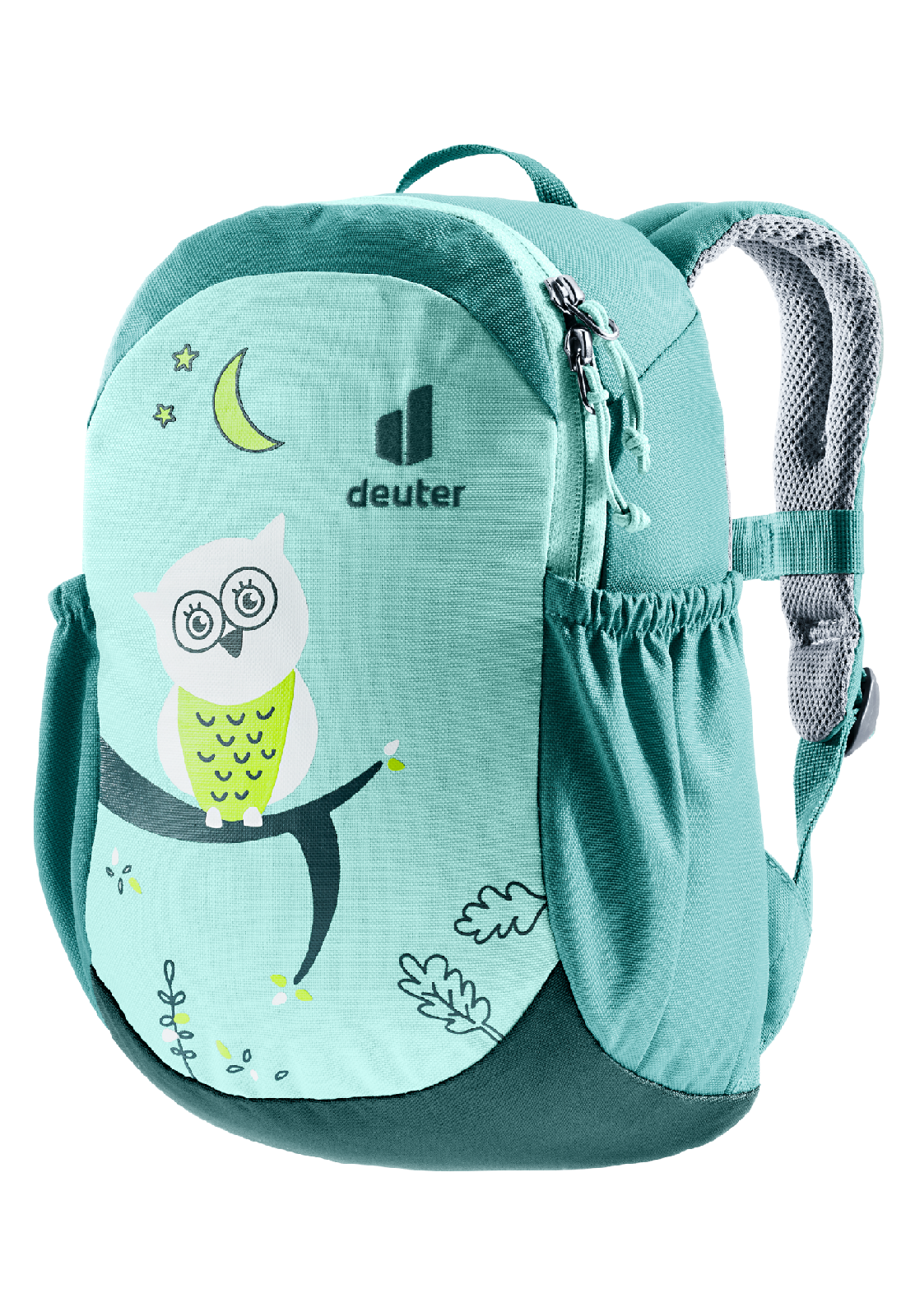 Deuter Kinder Rucksack 5L Pico türkis / mint Eule 3610023 glacier dustblue