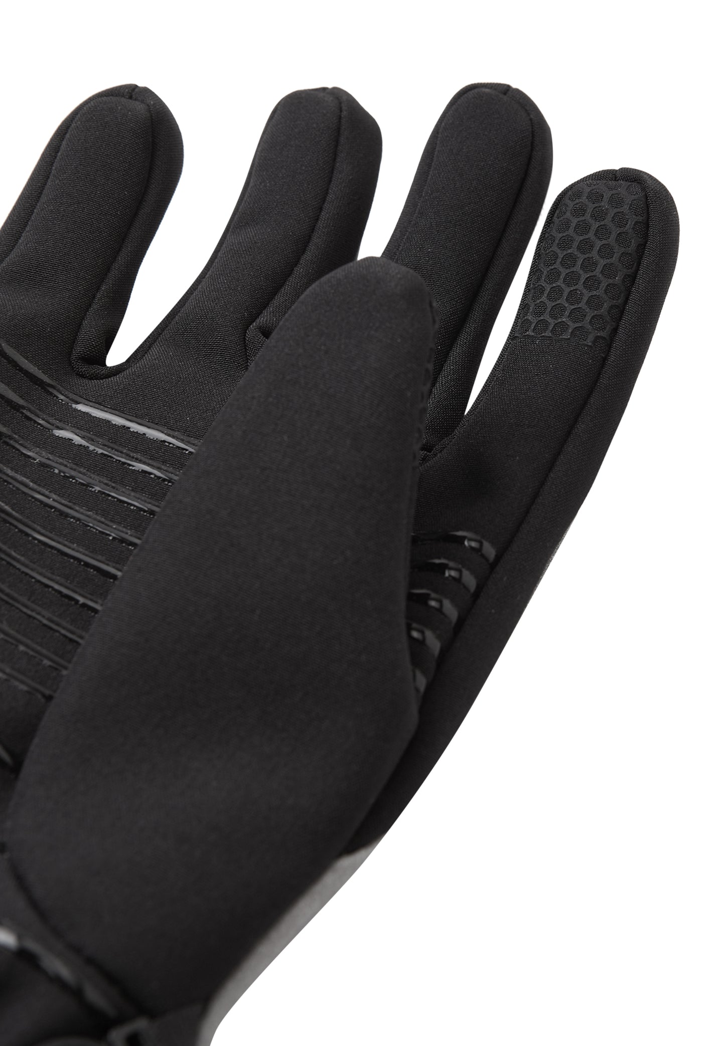 REIMA reflektierende & gefütterte Softshell Fingerhandschuhe <br>Heippa <br>Gr. 3 bis 8 (2-jährig - Erw.) <br>aussen Softshell<br> innen warmes Fleece<br> ideal für Übergangszeit und <br>zum Velofahren<br> Oberseite komplett reflektierend <br>WS 10'000 mm