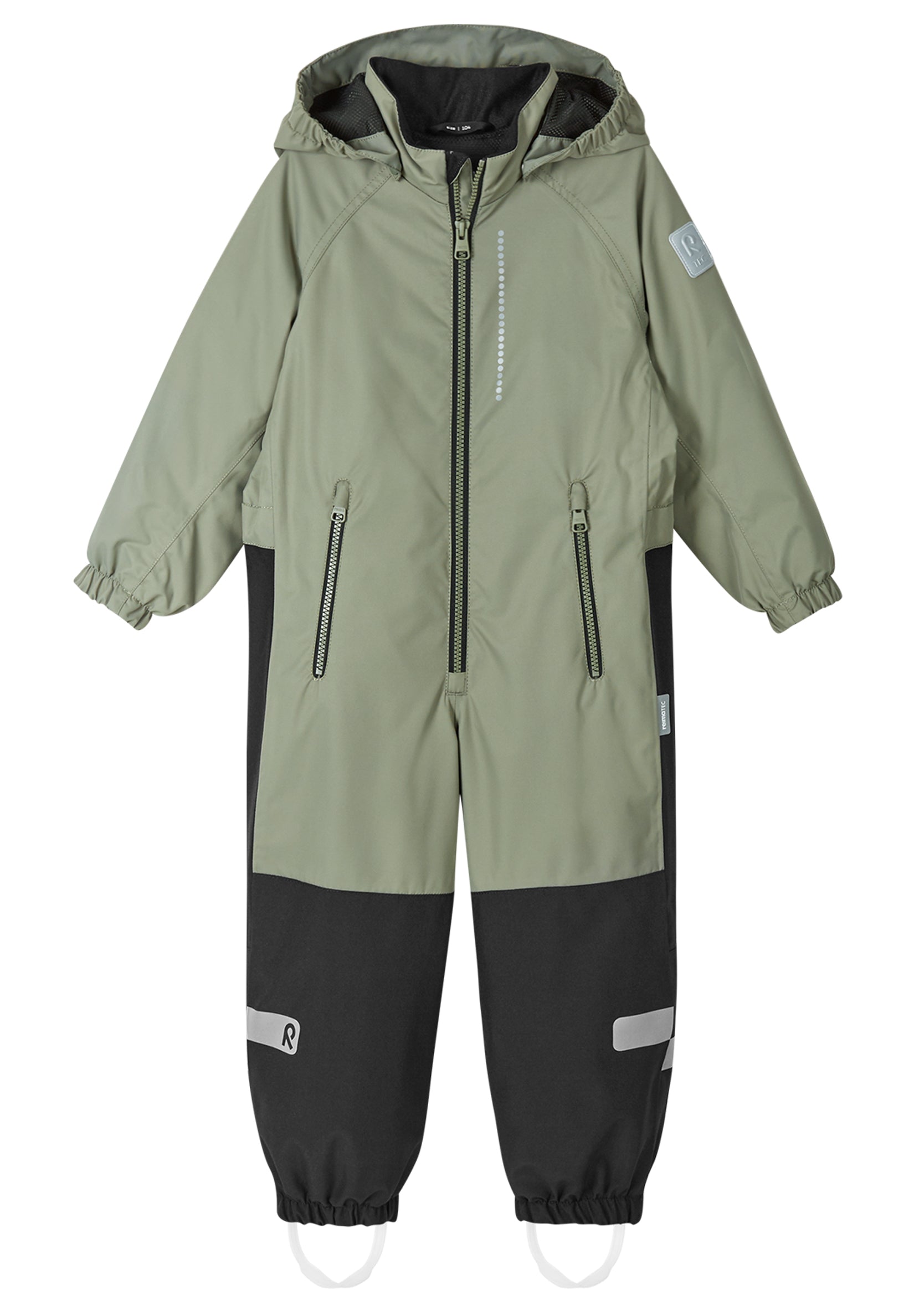 REIMA TEC Kinder Regenoverall / Übergangsoverall Kapelli grün 5100179A 8920