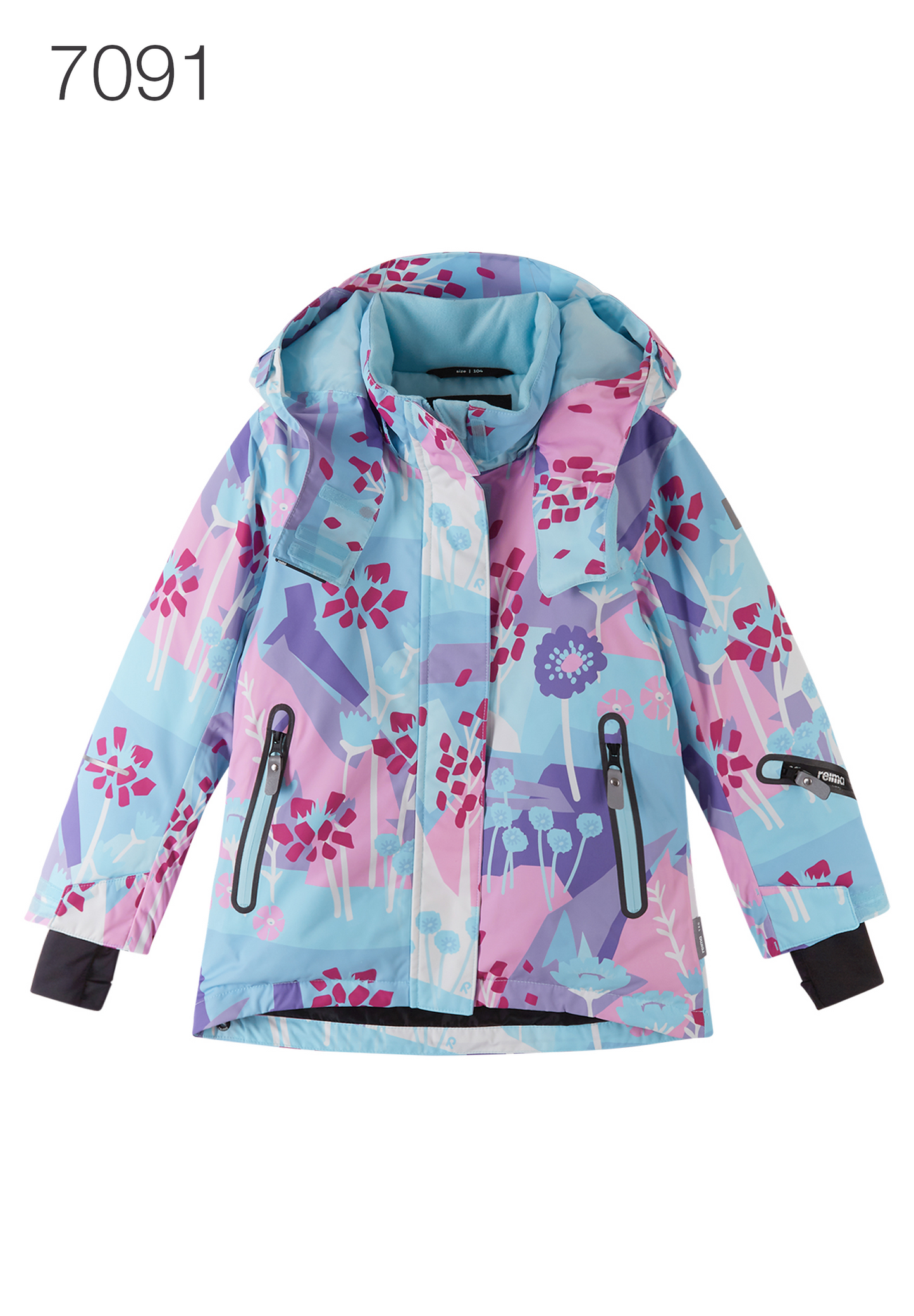 REIMA TEC Skijacke/Winterjacke<br> Kiiruna <br>Gr. 92, 98<br> Schneefang & verstellbare Ärmelbündchen mit Lycraeinsätzen<br> funktionelle Details<br> WS 12'000 mm