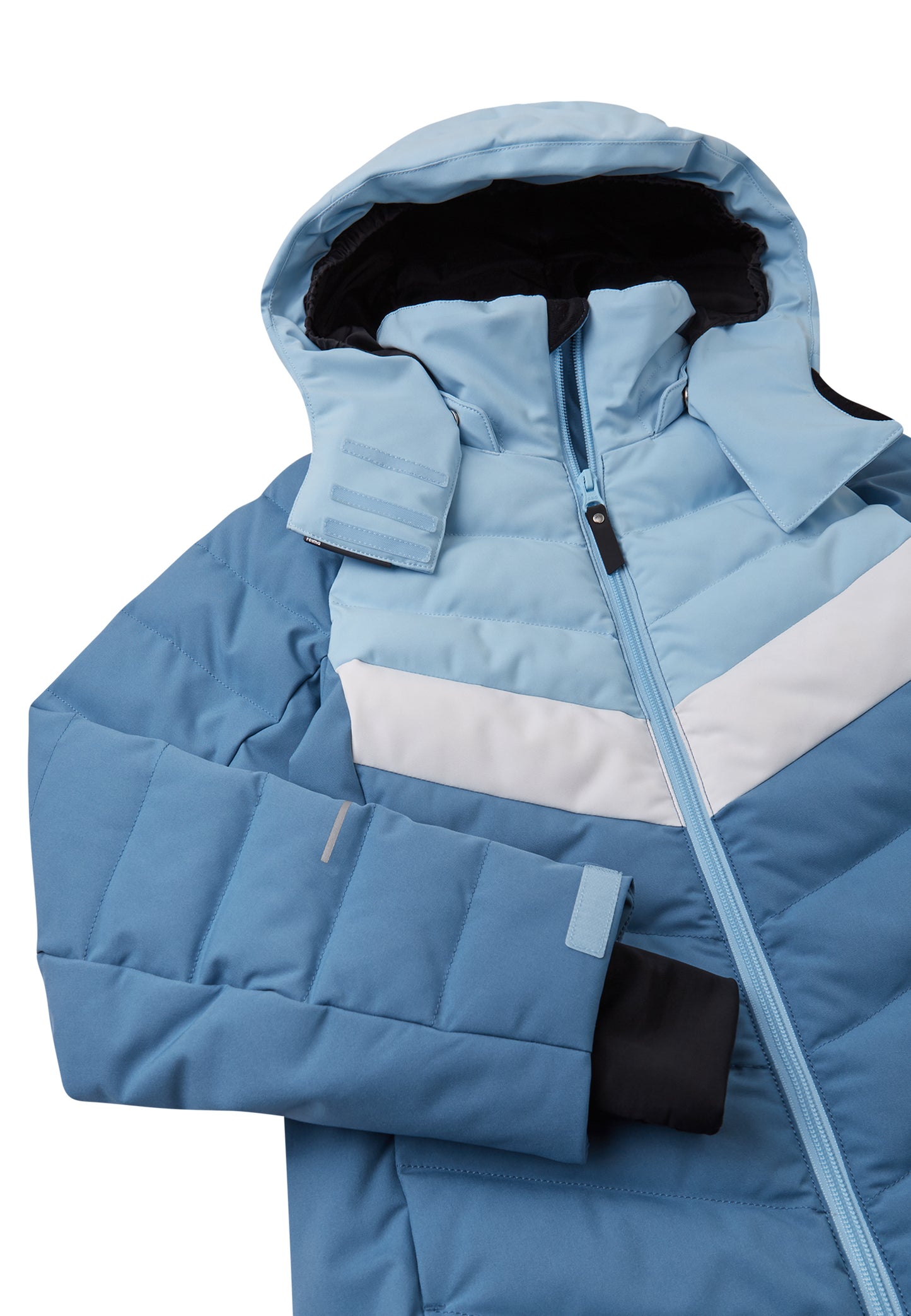 REIMA Primaloft-Skijacke/Winterjacke<br> Luppo <br>Gr. 128, 134, 140, 146, 152, 158, 164<br> mit Primaloft (künstliche Daune) wattiert<br> Schneefang & verstellbare Ärmelbündchen mit Lycraeinsätzen<br> funktionelle Detail <br> WS 15'000 mm