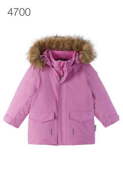 REIMA TEC warme Winterjacke/Parka <br>Mutka  <br>Gr. 104, 110<br>warm wattiert mit Fellex <br>(hochwertige künstliche Daune) <br> Parka/Kurzmantel <br>WS 8'000 mm