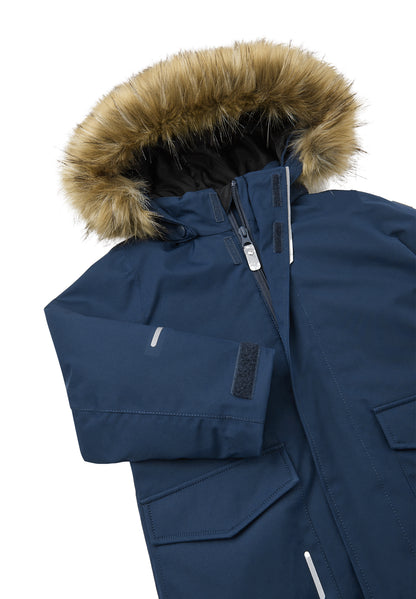 REIMA TEC warme Winterjacke/Parka <br> Mutka<br> Gr. 74 - 110<br> warm wattiert mit Fellex <br>(hochwertige künstliche Daune)<br> Parka/Kurzmantel <br>WS 8'000 mm