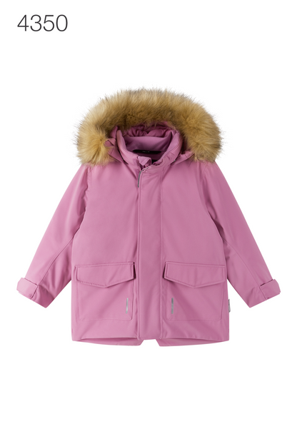 REIMA TEC warme Winterjacke/Parka <br>Mutka  <br>Gr. 104, 110<br>warm wattiert mit Fellex <br>(hochwertige künstliche Daune) <br> Parka/Kurzmantel <br>WS 8'000 mm