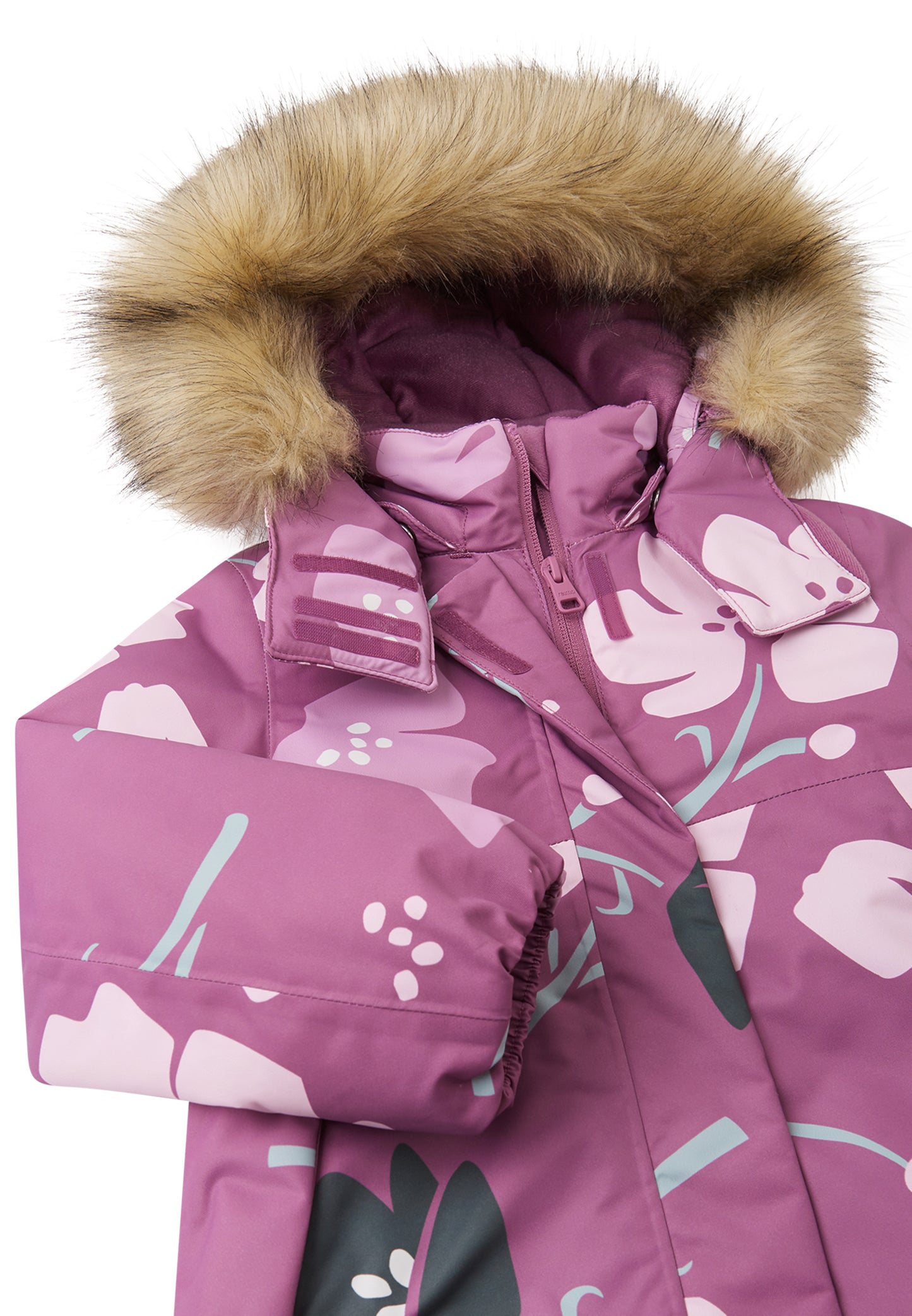 REIMA TEC extra warme Winterjacke/Parka Muurame <br>Gr. 98 <br>auch ohne Kunstpelz tragbar<br> langer Schnitt<br> WS 12'000 mm