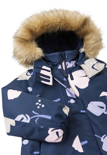 REIMA TEC extra warme Winterjacke/Parka Muurame <br>Gr. 104<br>auch ohne Kunstpelz tragbar<br> langer Schnitt<br> WS 12'000 mm