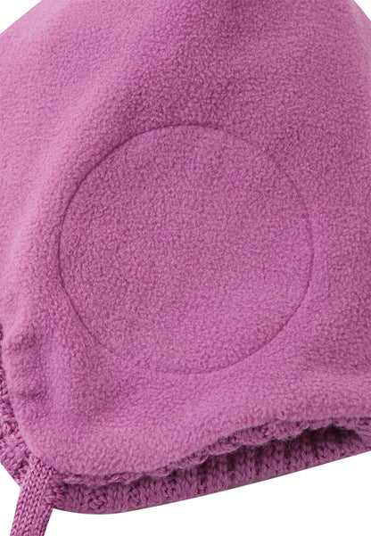 REIMA Mütze mit Bändel <br>Paljakka <br>Gr. 46 bis 54<br>innen hautfreundliches Fleece<br> aussen warmer, wasserabweisender Woll-Mix<br> Windstopper-Membrane im Ohrbereich