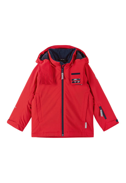 REIMA TEC Kinder Skijacke / Winterjacke Palsi rot 5100356A 3830