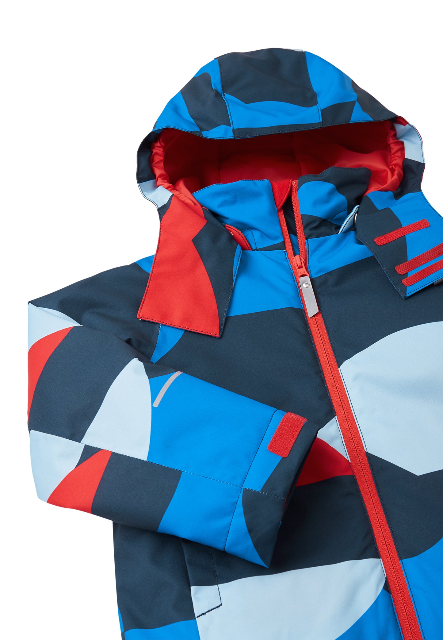 REIMA TEC Skijacke/Winterjacke Palsi <br>Gr. 134, 140<br> Schneefang & verstellbare Ärmelbündchen<br> funktionelle Details<br> WS 10'000 mm