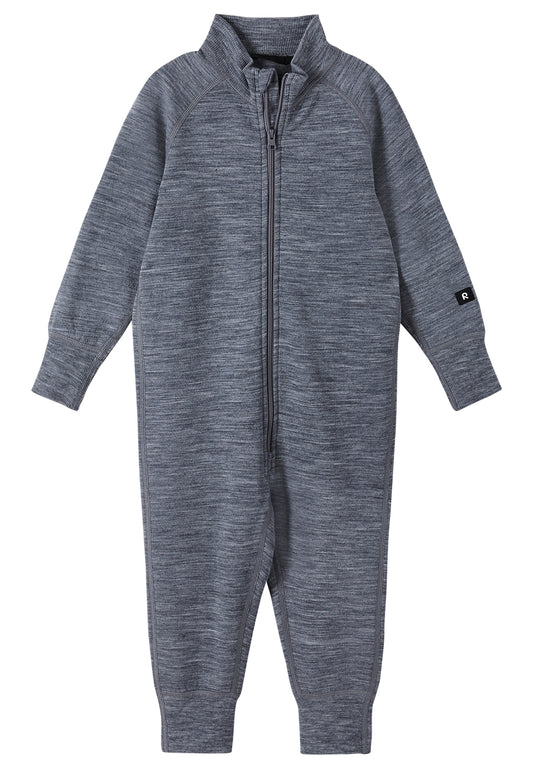 REIMA Kinder Merino Overall Parvin grau 5200037A 9400