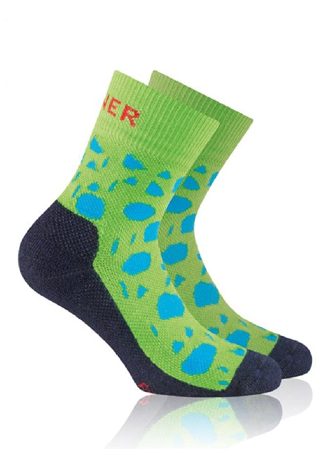 ROHNER Sport-Socken/Wander-Socken<br> Explorer <br>Gr. 23 - 38 <br>Klima-ausgleichend<br>Waden-hoch, anatomische Passform<br>mit Schurwoll-Anteil