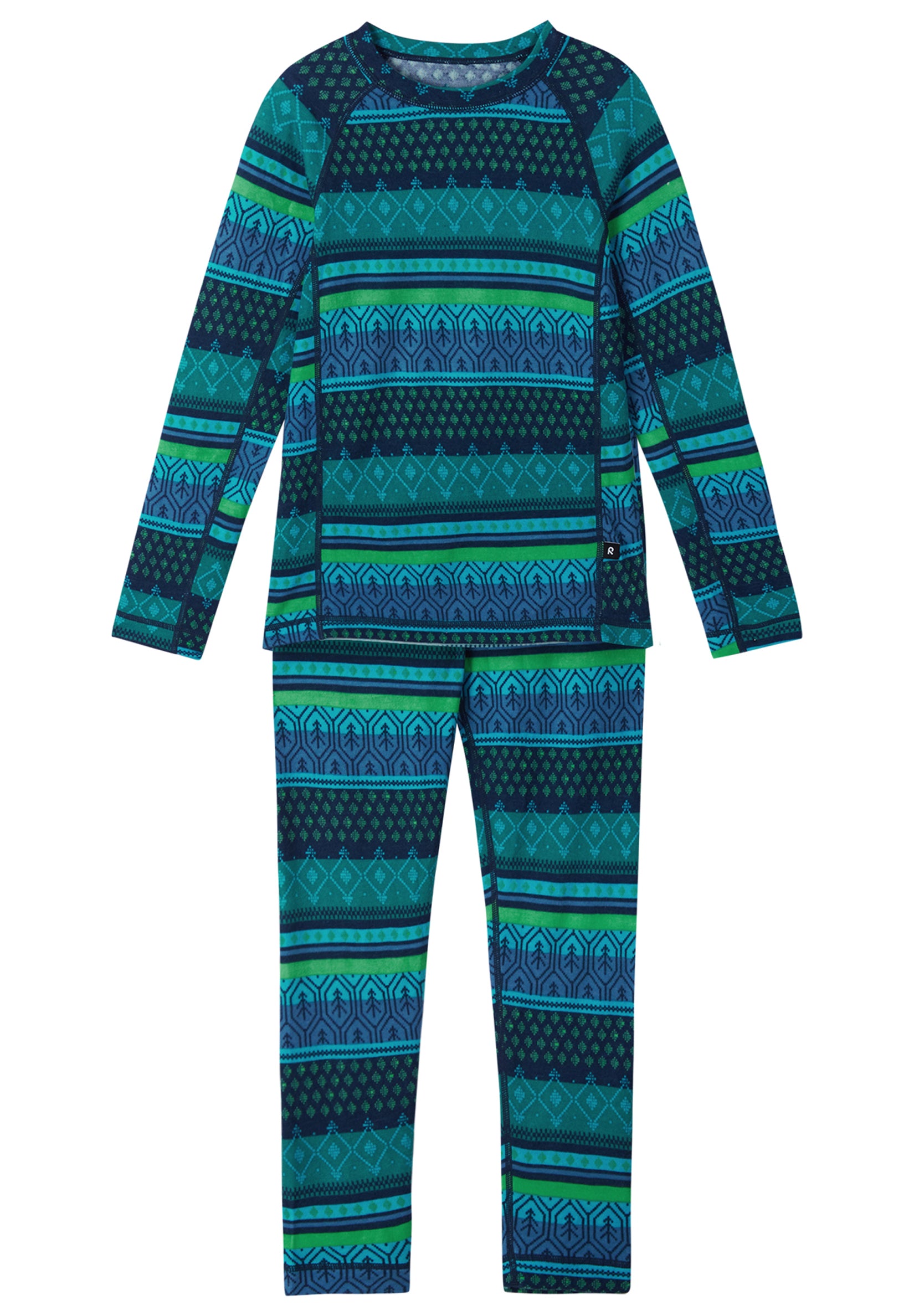 REIMA Kinder Thermowäsche Merino Taitoa blau 5200030A 6982