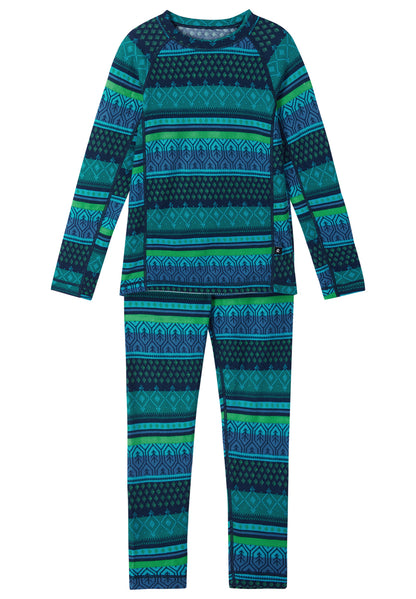 REIMA Kinder Thermowäsche Merino Taitoa blau 5200030A 6982