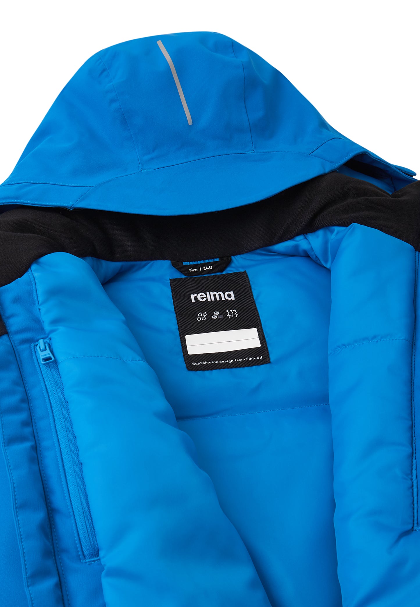 REIMA TEC Skijacke/Winterjacke Tieten <br>Gr. 122, 128, 140, 146, 152, 158,  164<br> Schneefang & verstellbare Ärmelbündchen mit Lycraeinsätzen<br> funktionelle Details<br> WS 10'000 mm