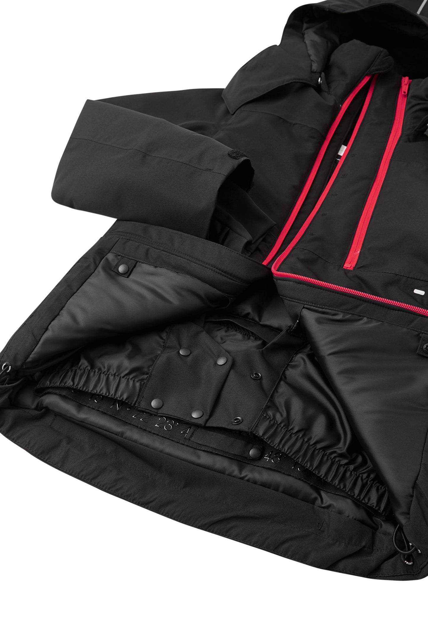 REIMA TEC Skijacke/Winterjacke Tieten <br>Gr. 128, 134, 140, 146, 152, 158<br> Schneefang & verstellbare Ärmelbündchen mit Lycraeinsätzen<br> funktionelle Details<br> WS 10'000 mm