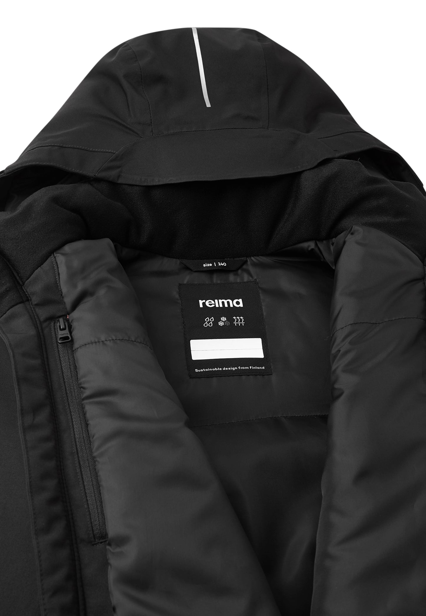 REIMA TEC Skijacke/Winterjacke Tieten <br>Gr. 122 bis 164<br> Schneefang & verstellbare Ärmelbündchen mit Lycraeinsätzen<br> funktionelle Details<br> WS 10'000 mm