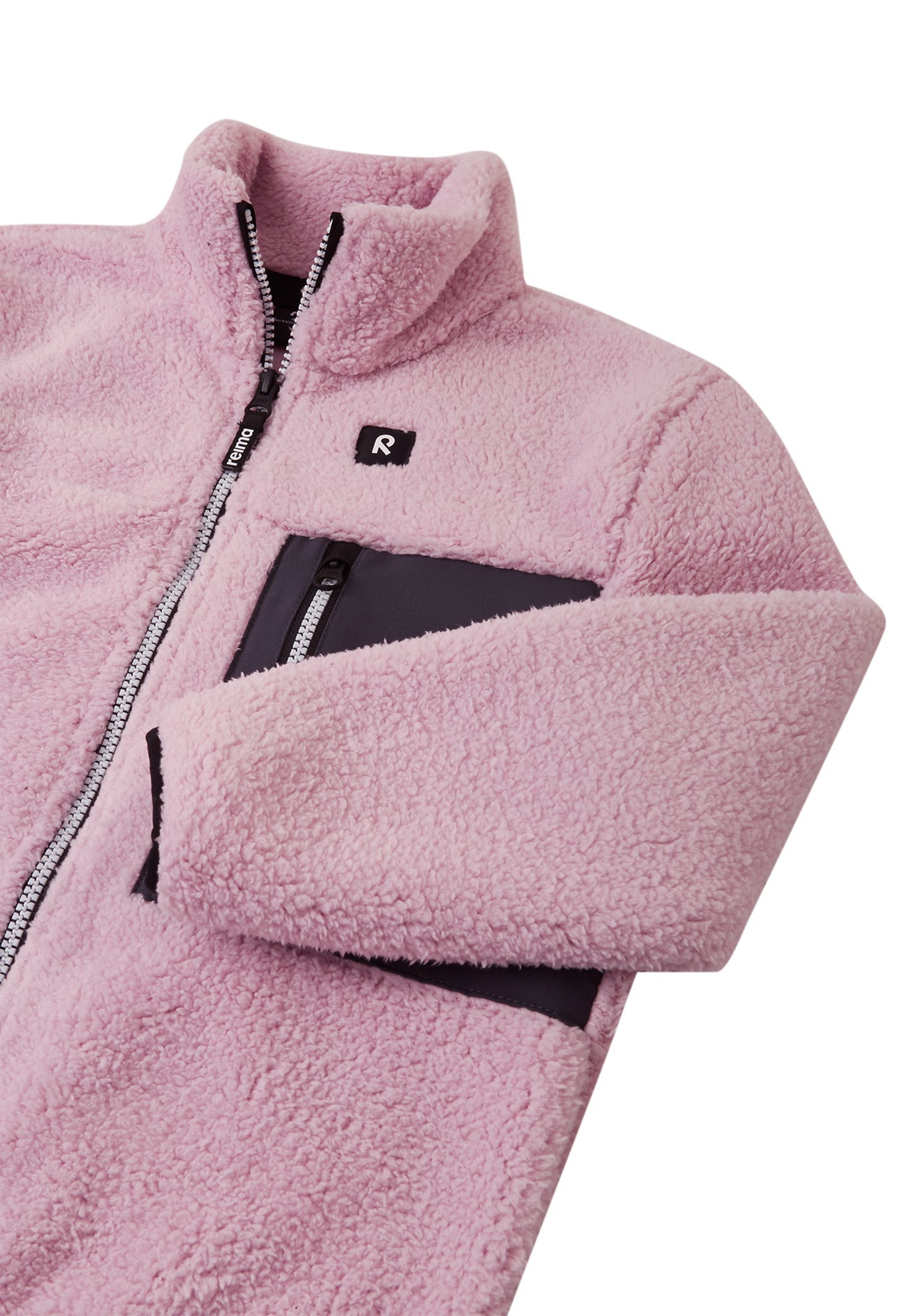 REIMA Fleece-Jacke <br> Turilas<br> Gr. 128 bis 164<br> aussen warm und flauschig, innen hautfreundliches Fleece<br> recyceltes Material<br> sehr warm, 370 g/m2 Dicke