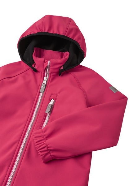 REIMA gefütterte Softshell-Jacke <br>Vantti <br>Gr. 80 bis 140<br> aussen Softshell<br> innen weiches Fleece <br>WS 10'000 mm