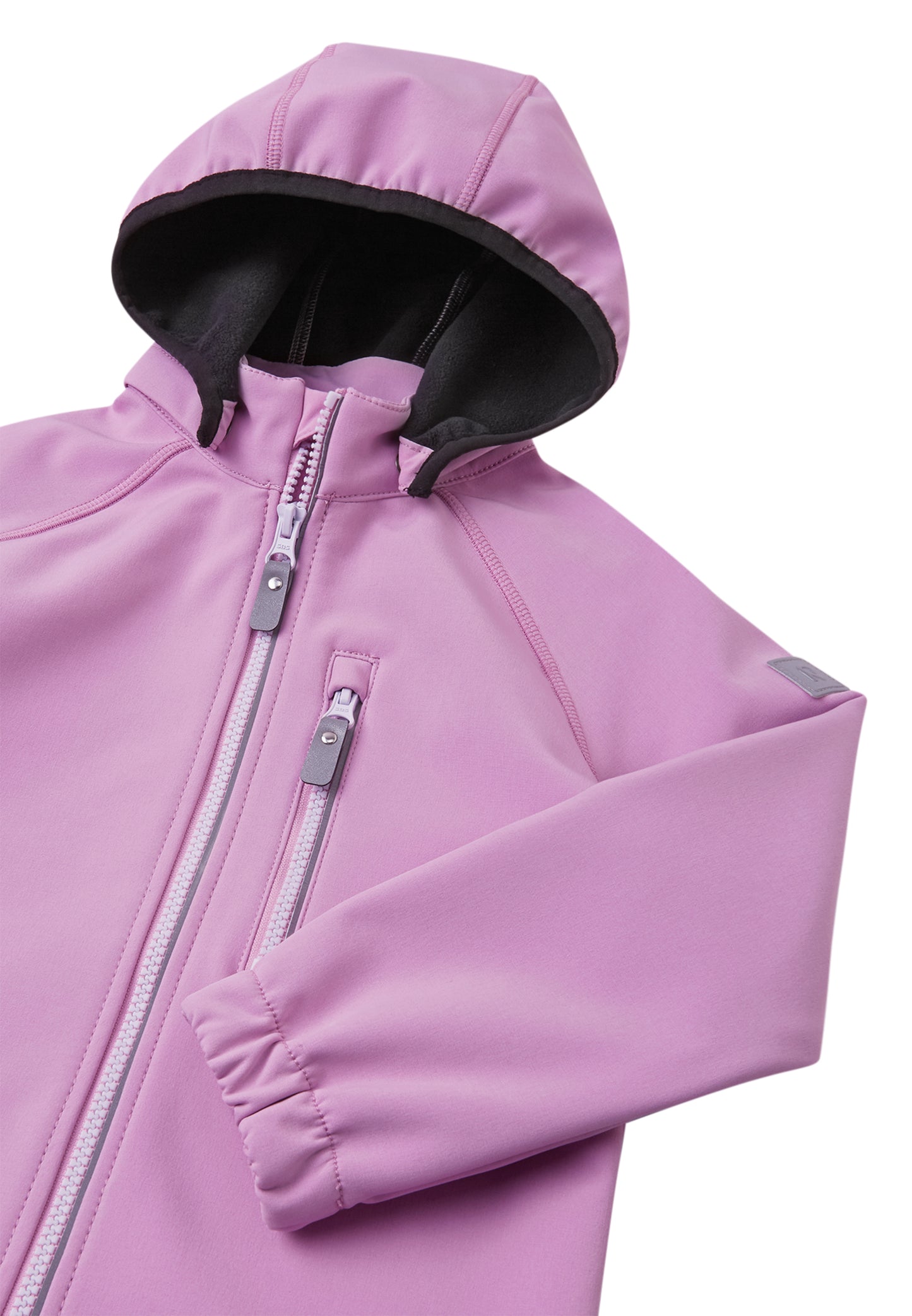 REIMA gefütterte Softshell-Jacke <br>Vantti <br>Gr. 92, 98, 104, 110, 116, 122, 134<br> aussen Softshell<br> innen weiches Fleece <br>WS 10'000 mm