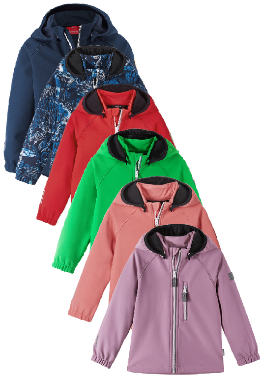 REIMA Softshell Jacke Kapuze Vantti 521569/521569A/5100009A