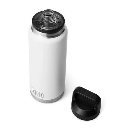 YETI isolierte Trinkflasche <br> Rambler 530ml<br> aus hochwertigem Edelstahl <br> Schadstofffrei <br>auslaufsicher <br> 1 Deckel mit 2 Trink-Grössen<br> hält Flüssigkeiten kalt/heiss