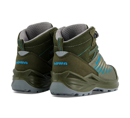 LOWA wasserdichter Wander/Trekkingschuh<br> Zirrox II GTX MID JR.<br>Gr. 26-35<br> für Waldspielgruppe, Waldtage und zum Wandern<br>GORE-TEX (100% wasserdicht)